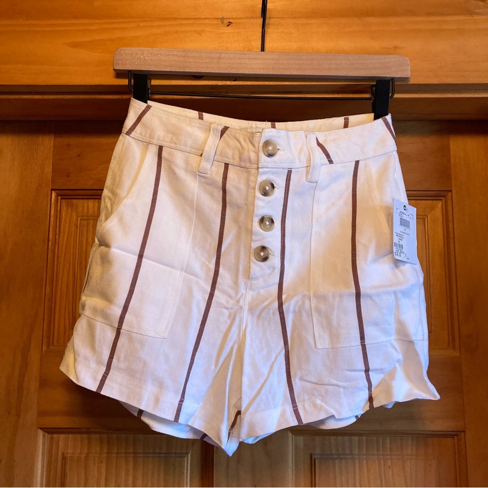 O’Neill High Waisted Button Down Shorts